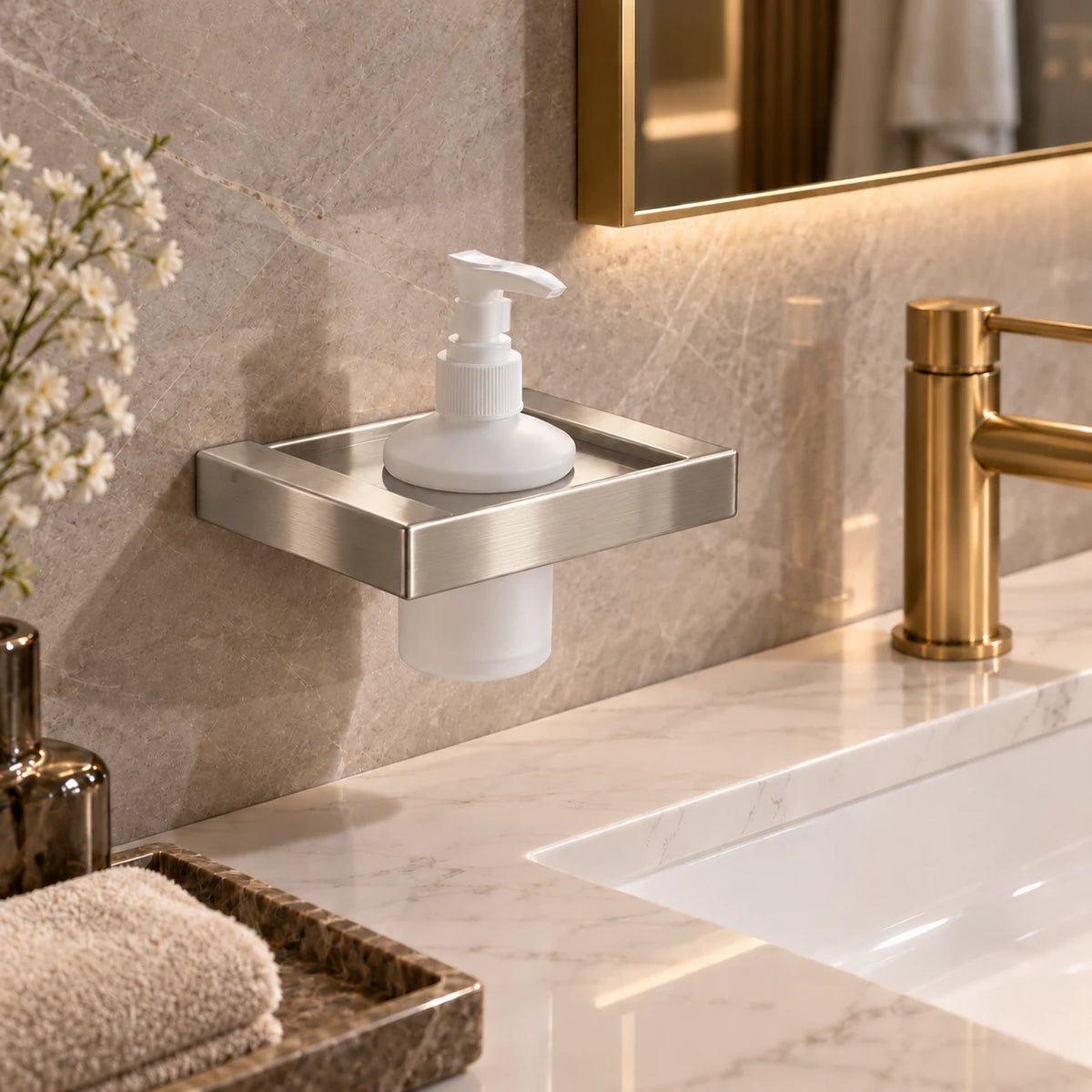 FRIPA SOAP DISPENCER W/HOLDER-FRI-909
