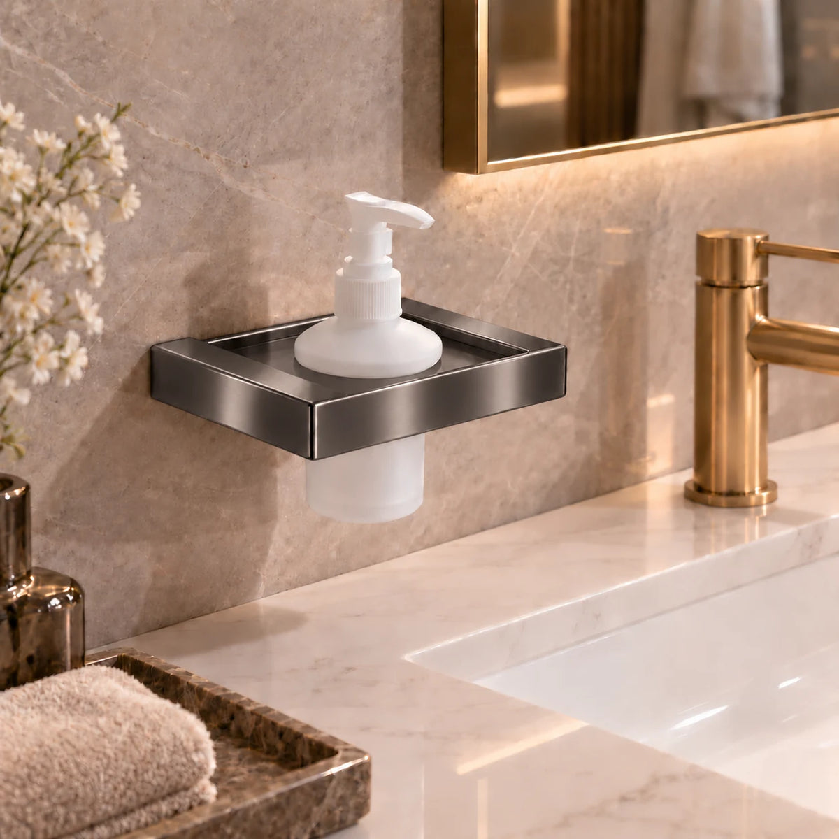 FRIPA SOAP DISPENCER W/HOLDER-FRI-909