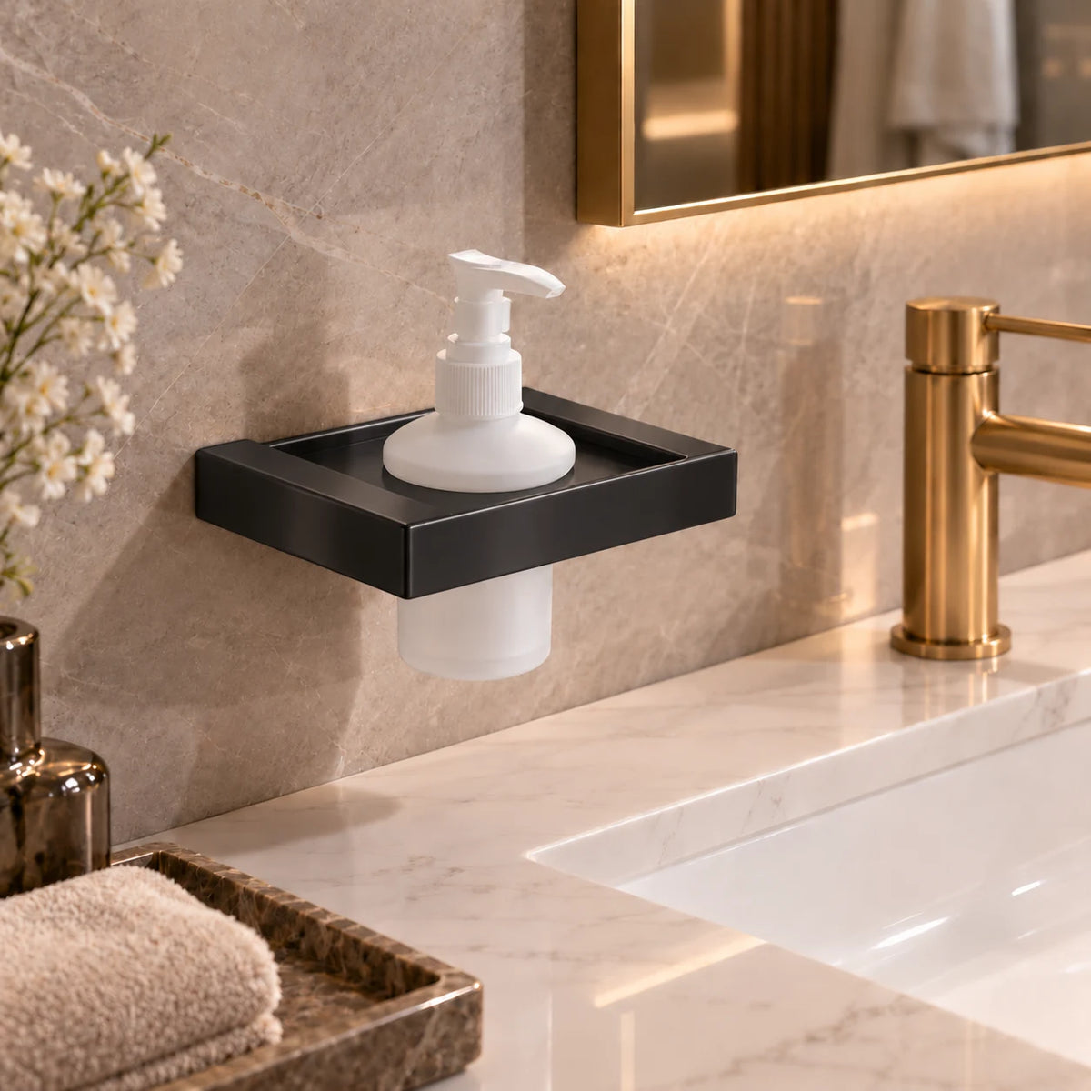 FRIPA SOAP DISPENCER W/HOLDER-FRI-909