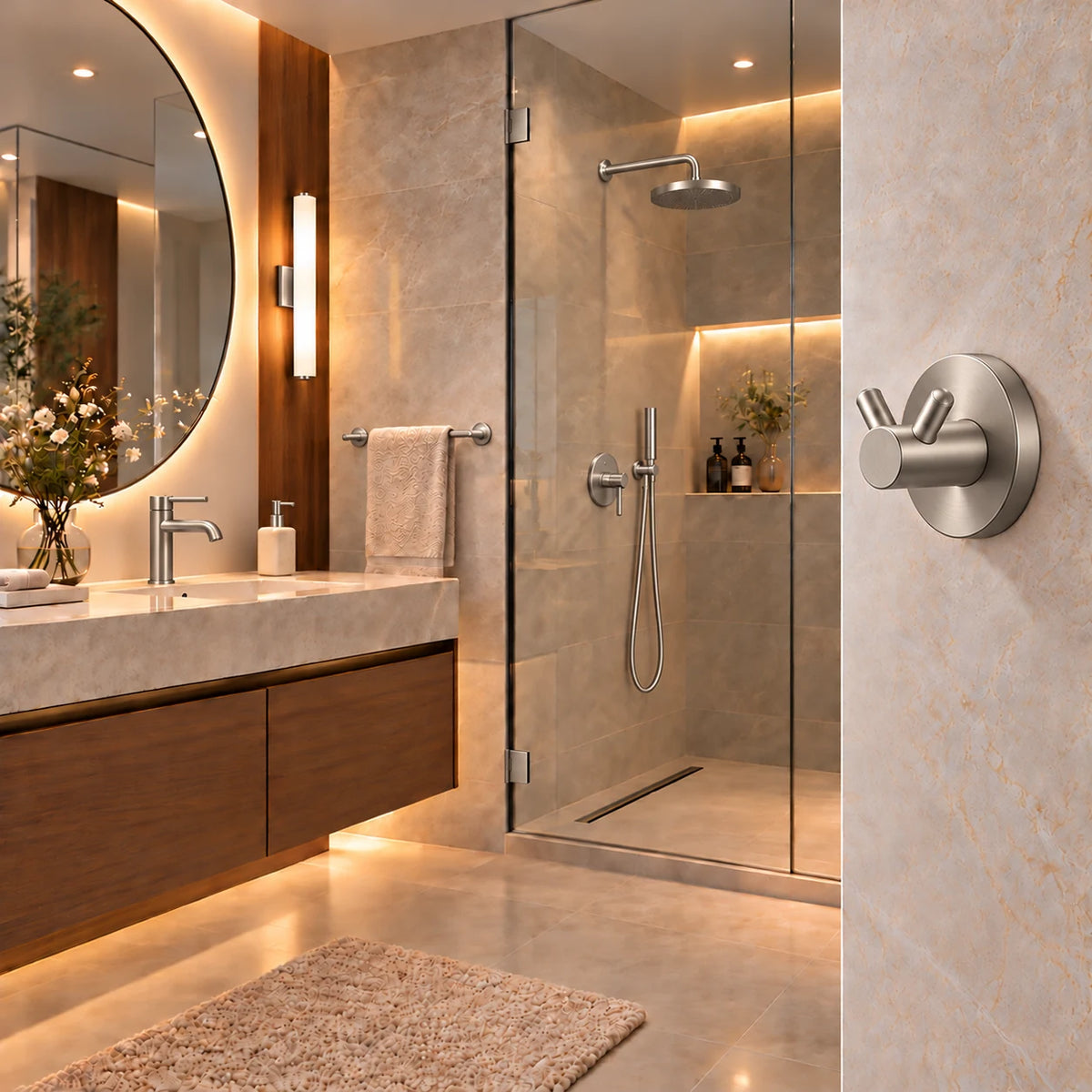 GAMLA DOUBLE ROBE HOOK­-GAM-712