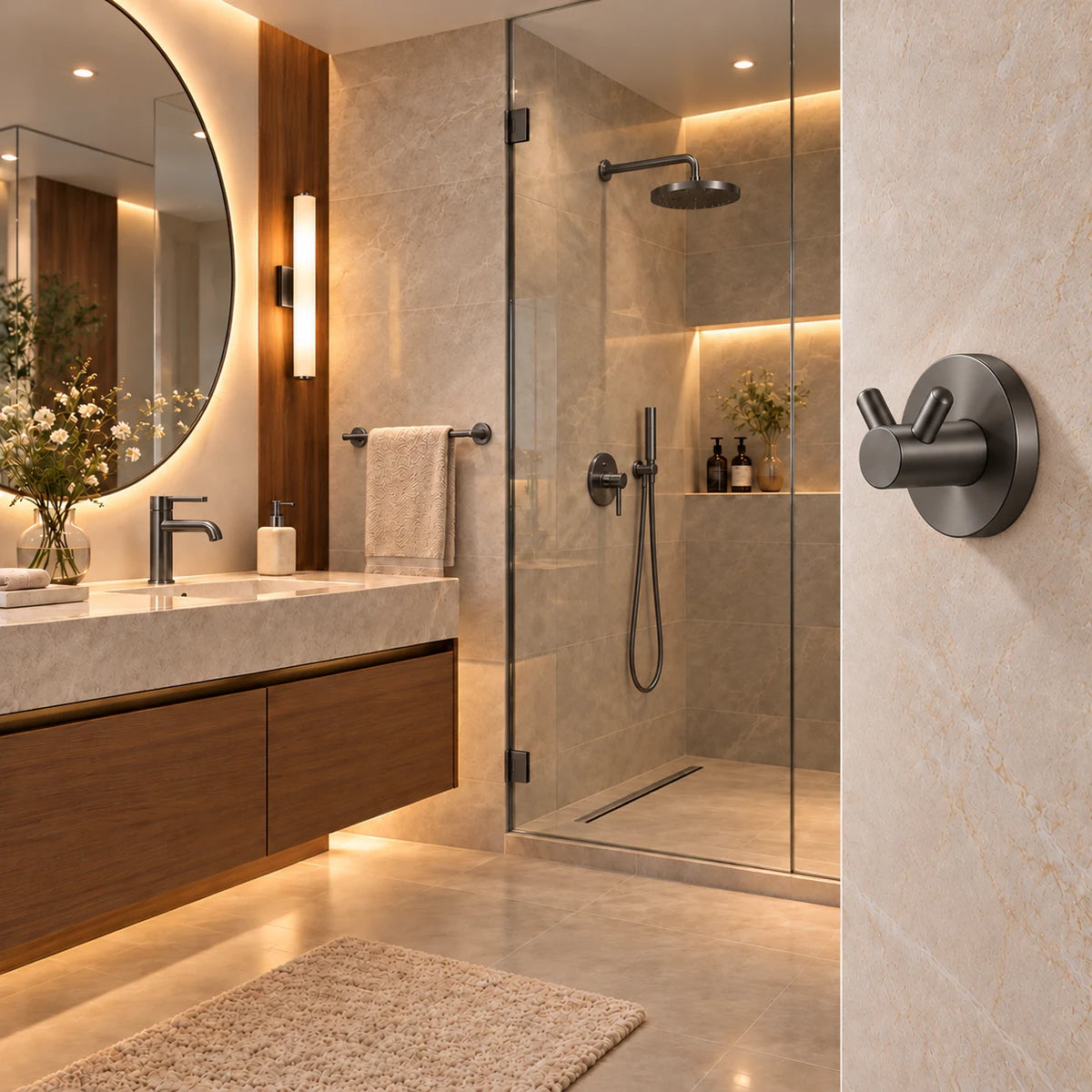GAMLA DOUBLE ROBE HOOK­-GAM-712