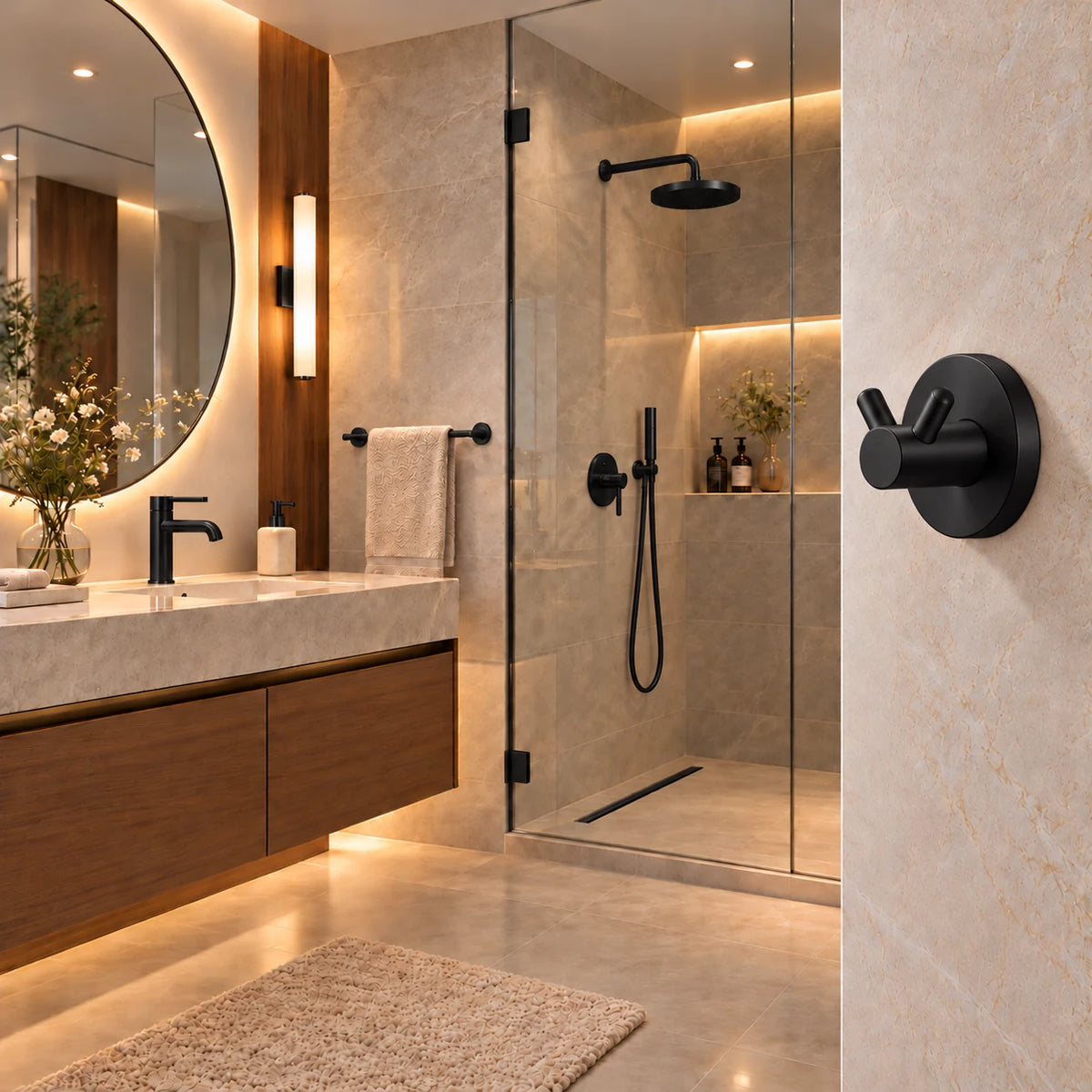 GAMLA DOUBLE ROBE HOOK­-GAM-712