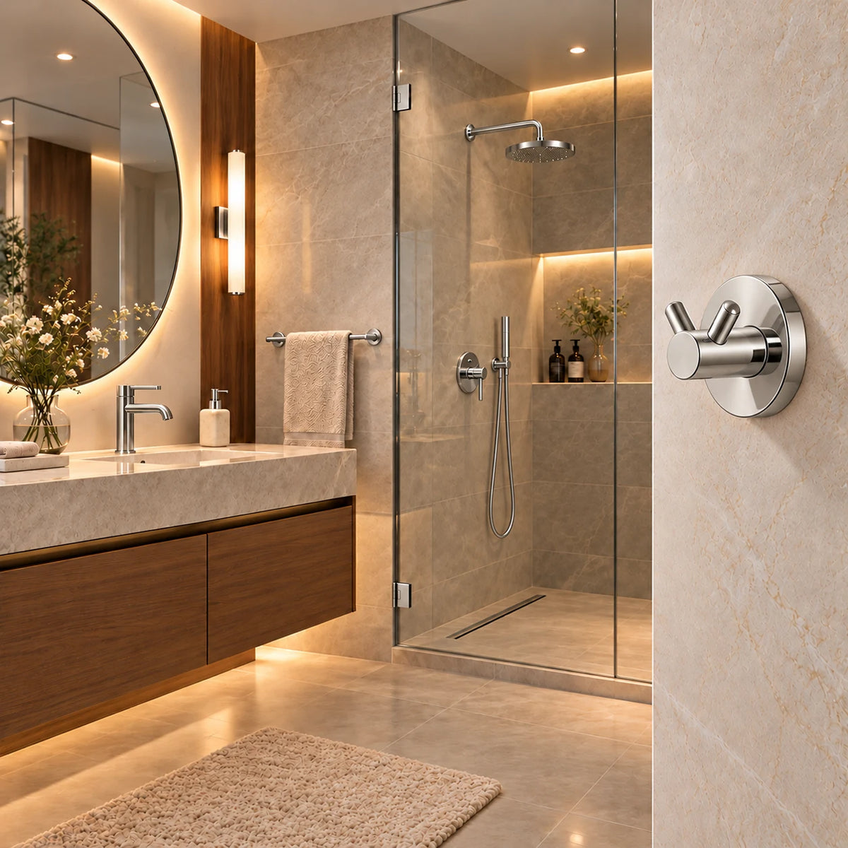 GAMLA DOUBLE ROBE HOOK­-GAM-712