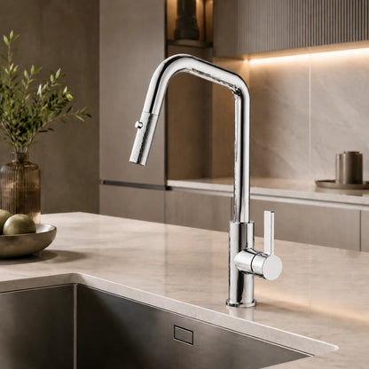 GOTHEN KITCHEN MIXER W/ PULL OUT SHOWER-GOT-292