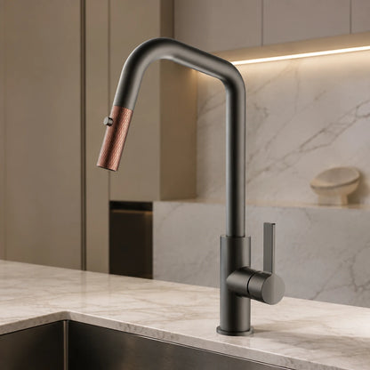 GOTHEN KITCHEN MIXER W/ PULL OUT SHOWER-GOT-292