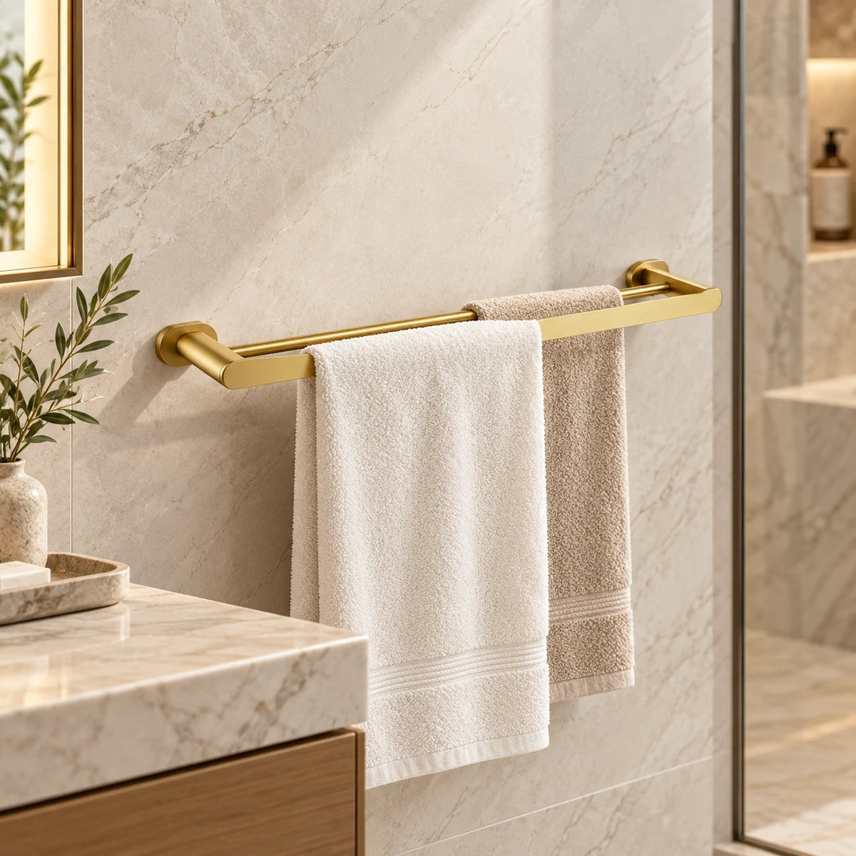 GRUMS DOUBLE TOWEL BAR­-GRU-853