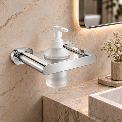 GRUMS SOAP DISPENCER W/HOLDER-­GRU-861