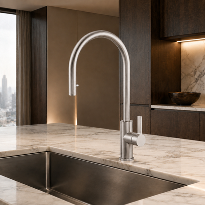 HALM KITCHEN MIXER W/ PULL OUT SHOWER-HAL-291