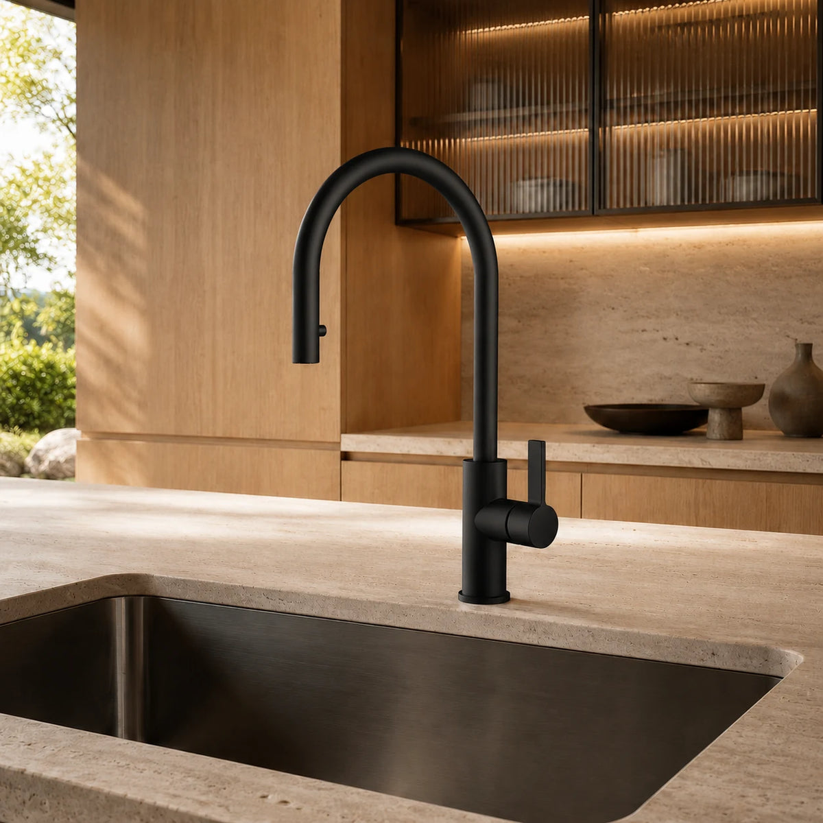 HALM KITCHEN MIXER W/ PULL OUT SHOWER-HAL-291