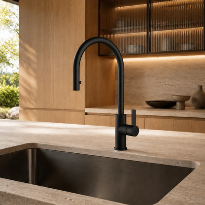 HALM KITCHEN MIXER W/ PULL OUT SHOWER-HAL-291