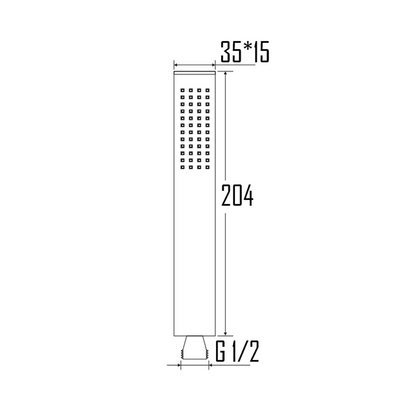 HOLMA HAND SHOWER-HOL-S03
