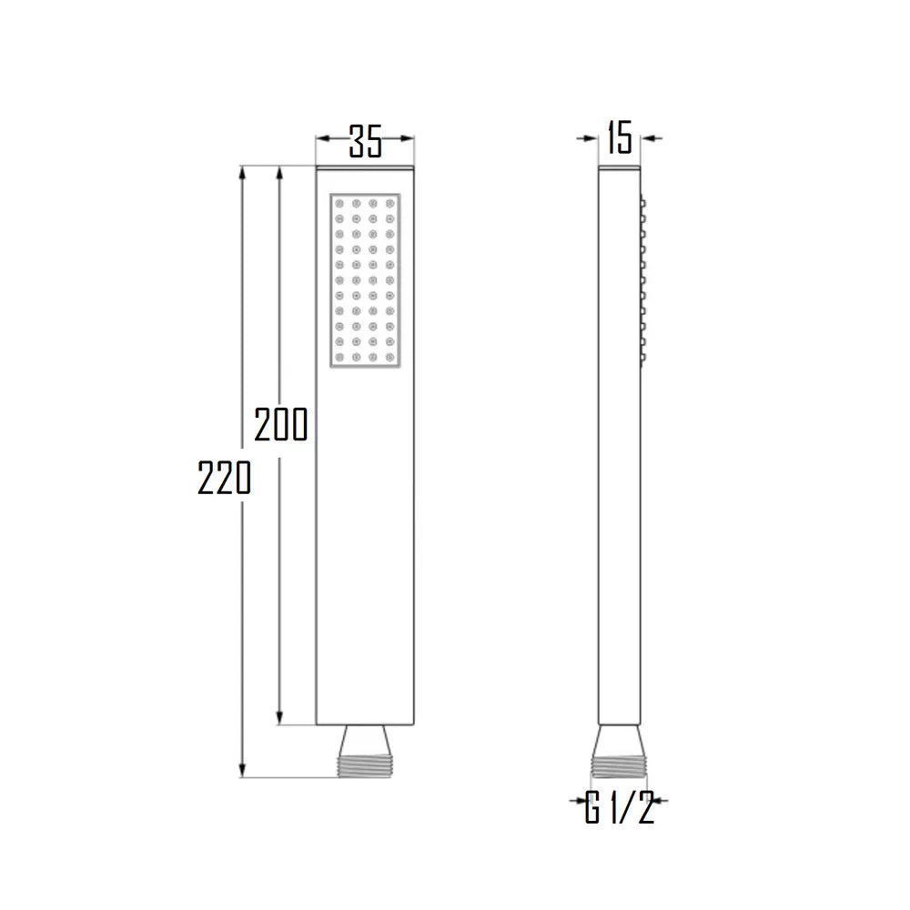 KIRUNA HAND SHOWER-KIR-T102