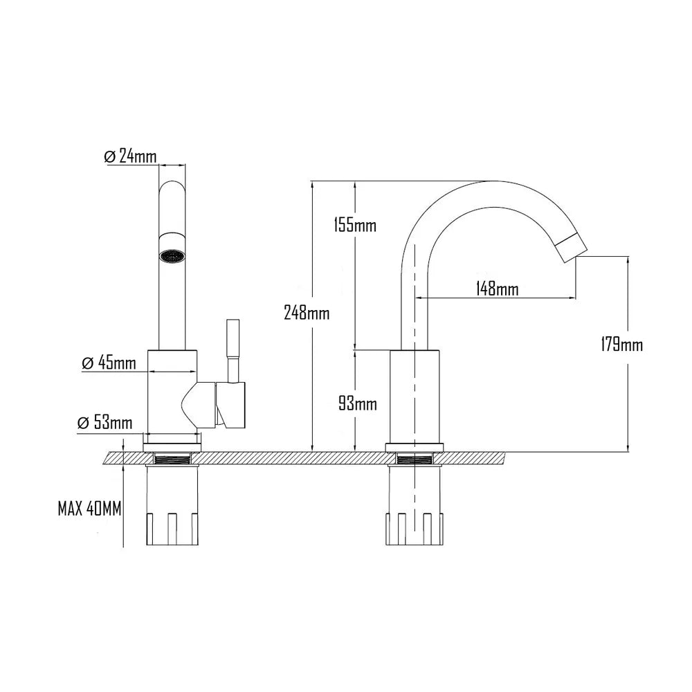 VARA KITCHEN MIXER-VAR-207