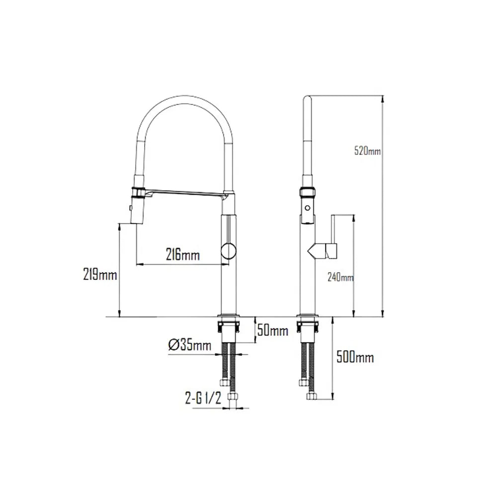VASA KITCHEN MIXER W/ SWIVEL SPOUT-VAS-371