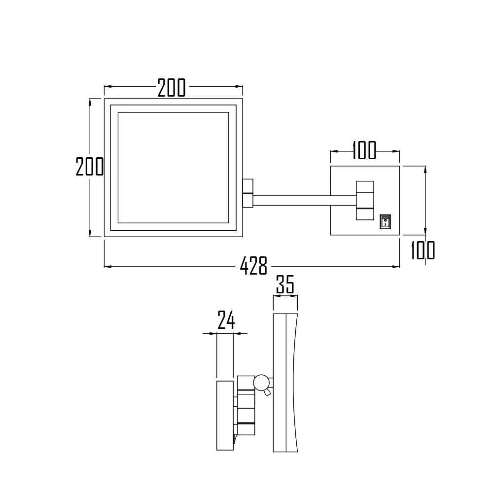 JADE MAGNIFYING MIROR-JAD-721