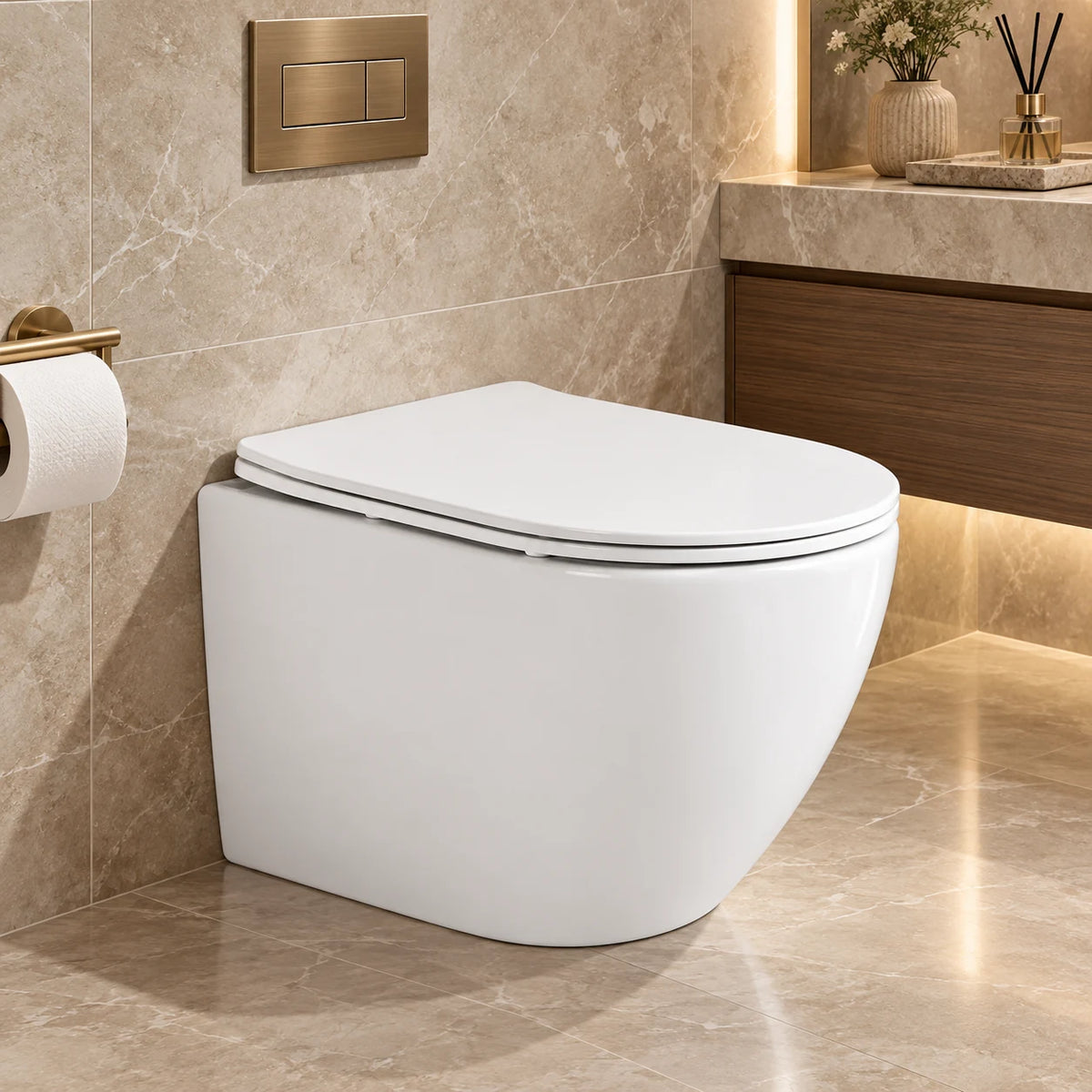 BACK TO WALL WC-RAM-402