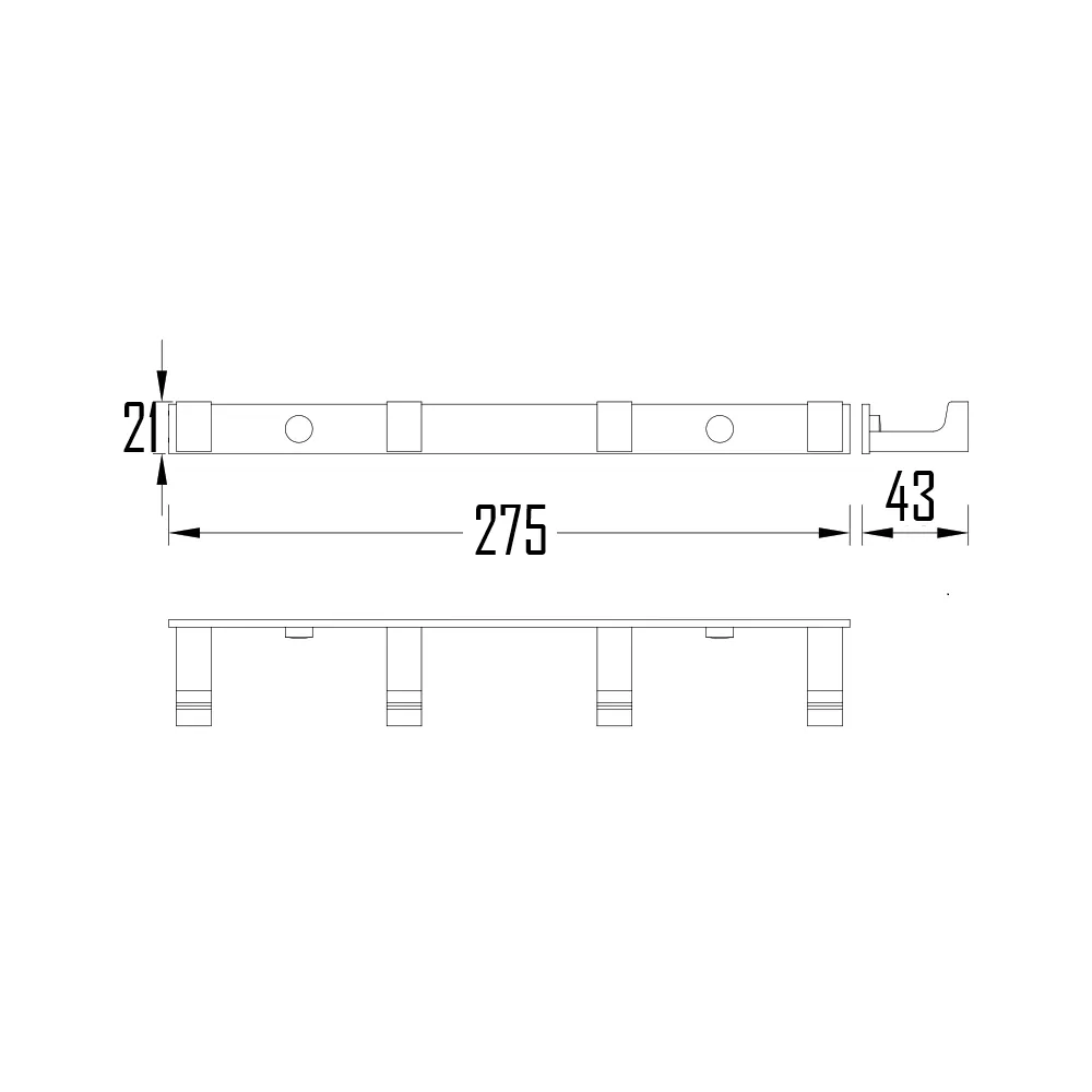 BERGO ROBE HOOK-BER-V05