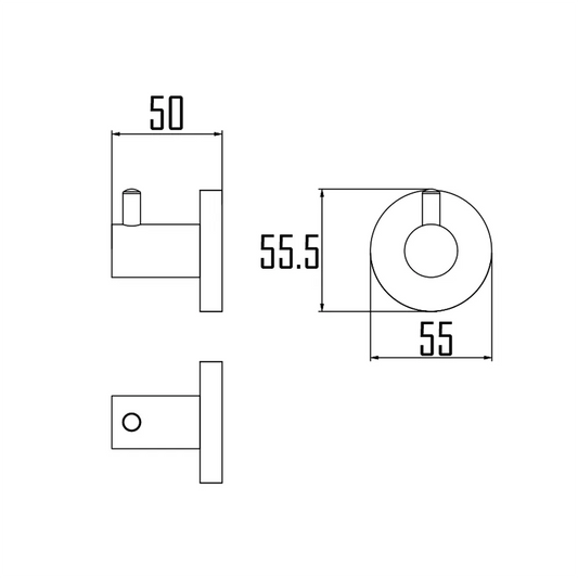 GAMLA ROBE HOOK­-GAM-711