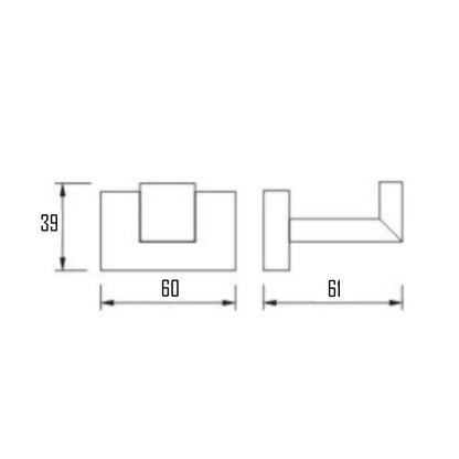 LUND ROBE HOOK-LUN-712