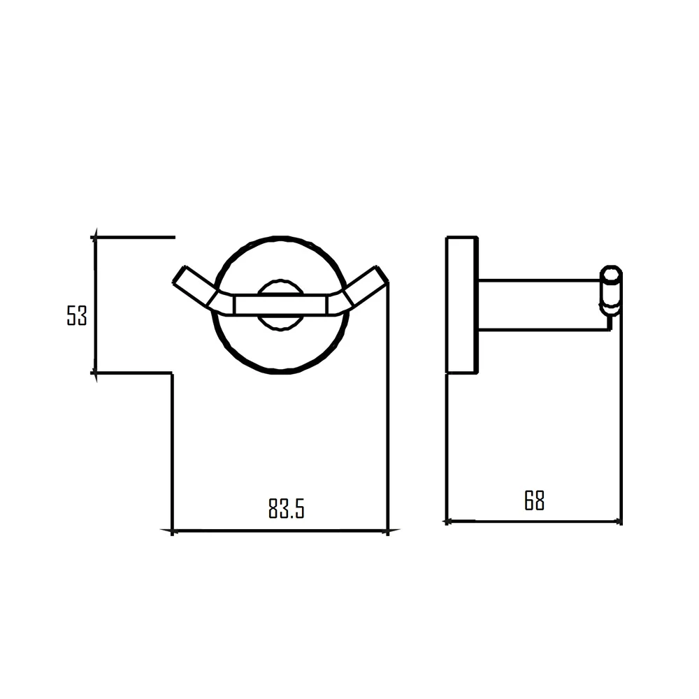 VISBY ROBE HOOK-VIS-602