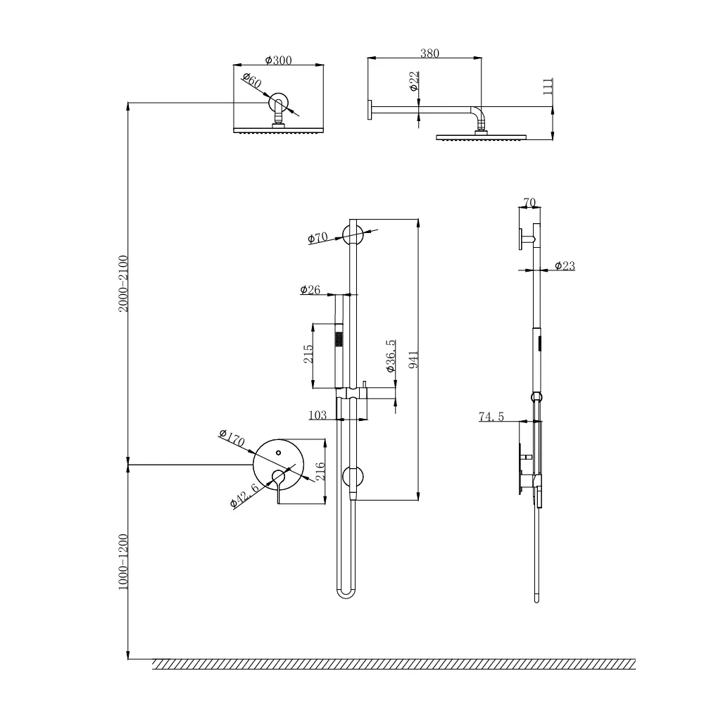 BROMMA SHOWER-BRO-919