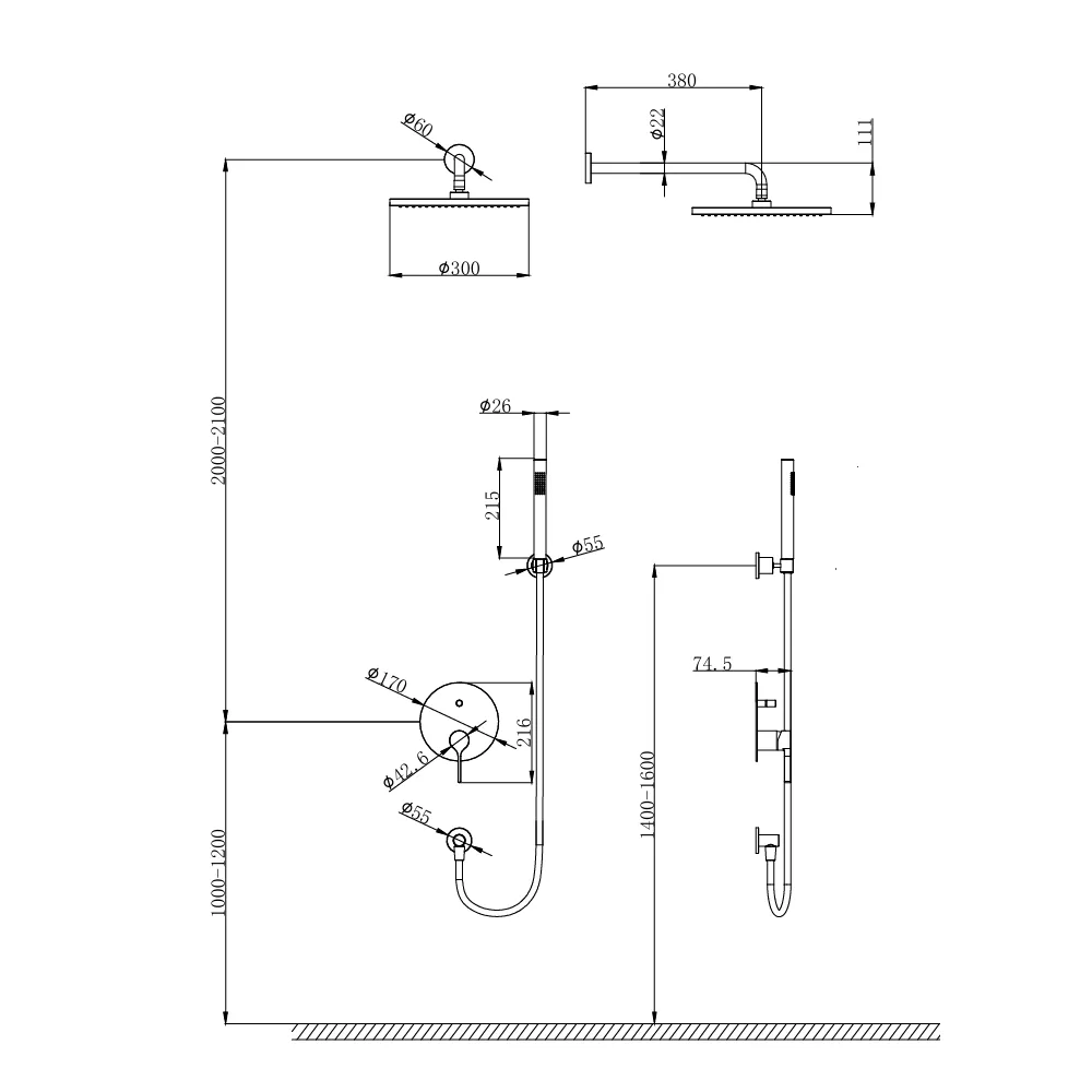 BROMMA SHOWER-BRO-920