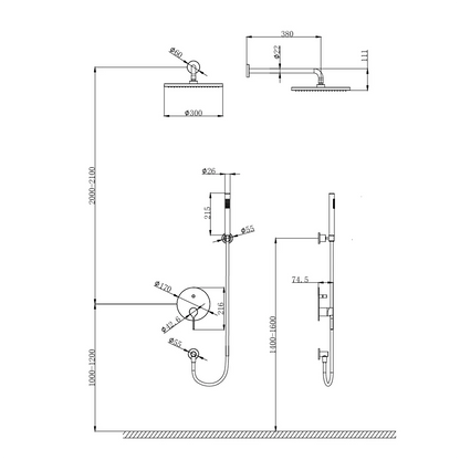 BROMMA SHOWER-BRO-920
