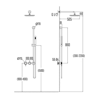 FARSTA SHOWER-FAR-135