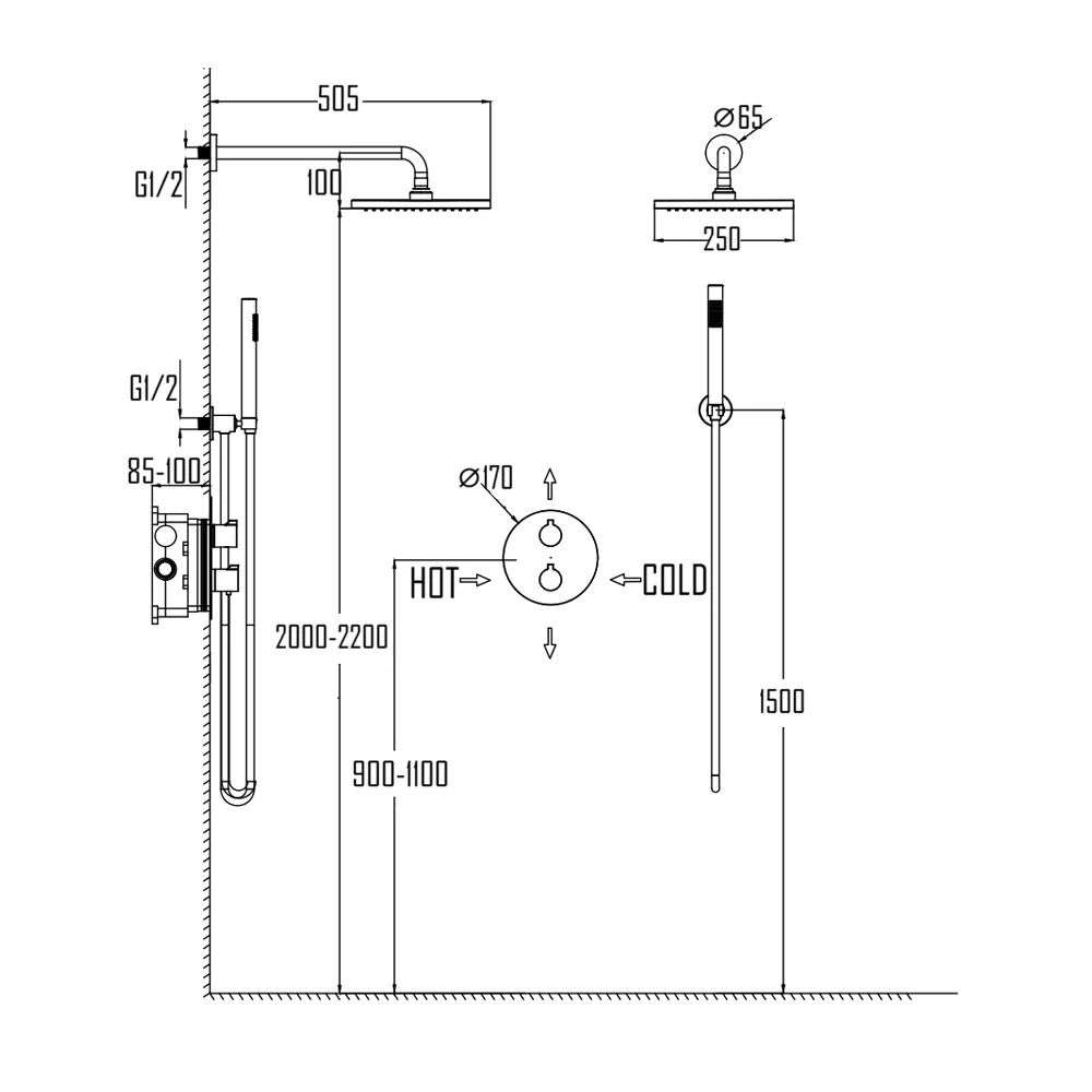 KALMAR SHOWER-KAL-516