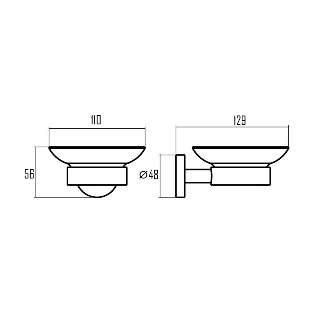 VISBY SOAP DISH-VIS-611