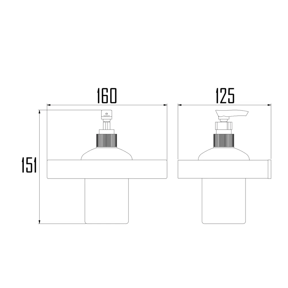 FRIPA SOAP DISPENCER W/HOLDER-FRI-909