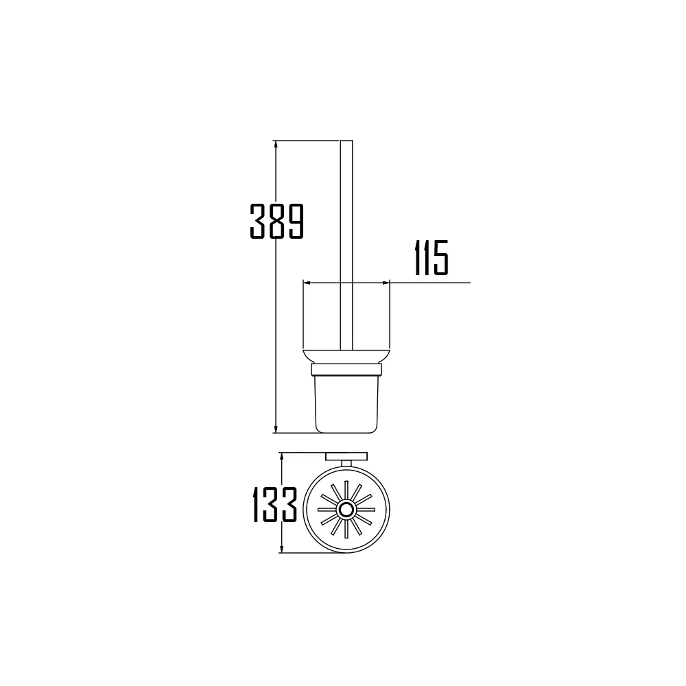 GAMLA TOILET BRUSH-GAM-713