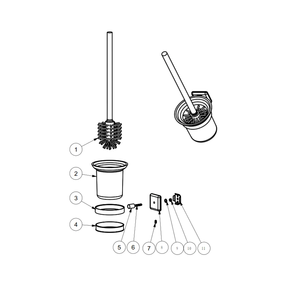 GAMLA TOILET BRUSH-GAM-713