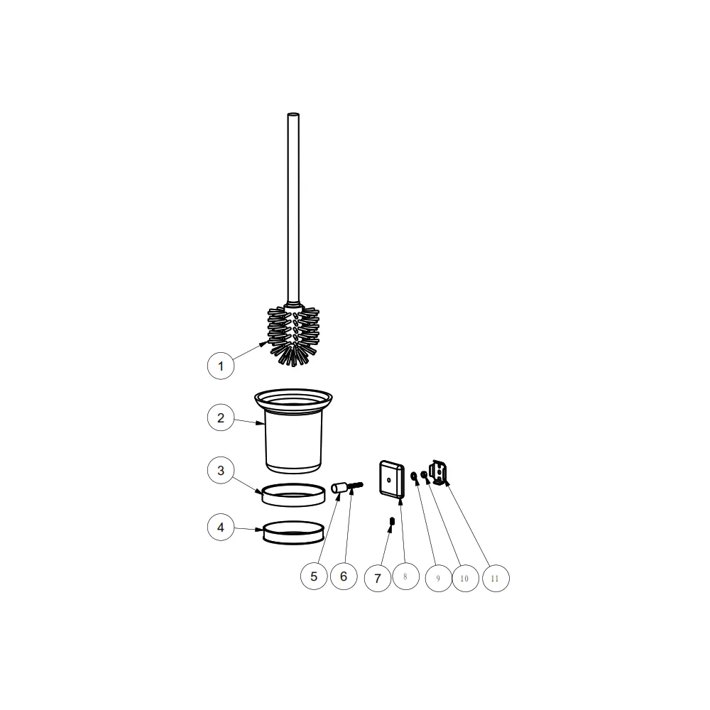 NORRMALM TOILET BRUSH-NOR-771