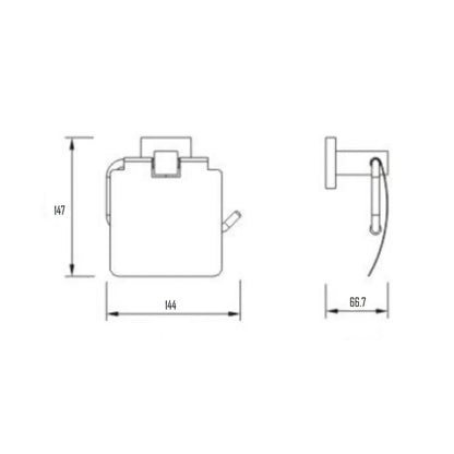 AMAL TOILET ROLL HOLDER-AMA-633