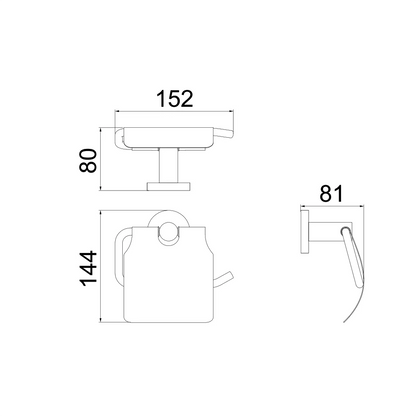 NORRMALM TOILET ROLL HOLDER-NOR-809