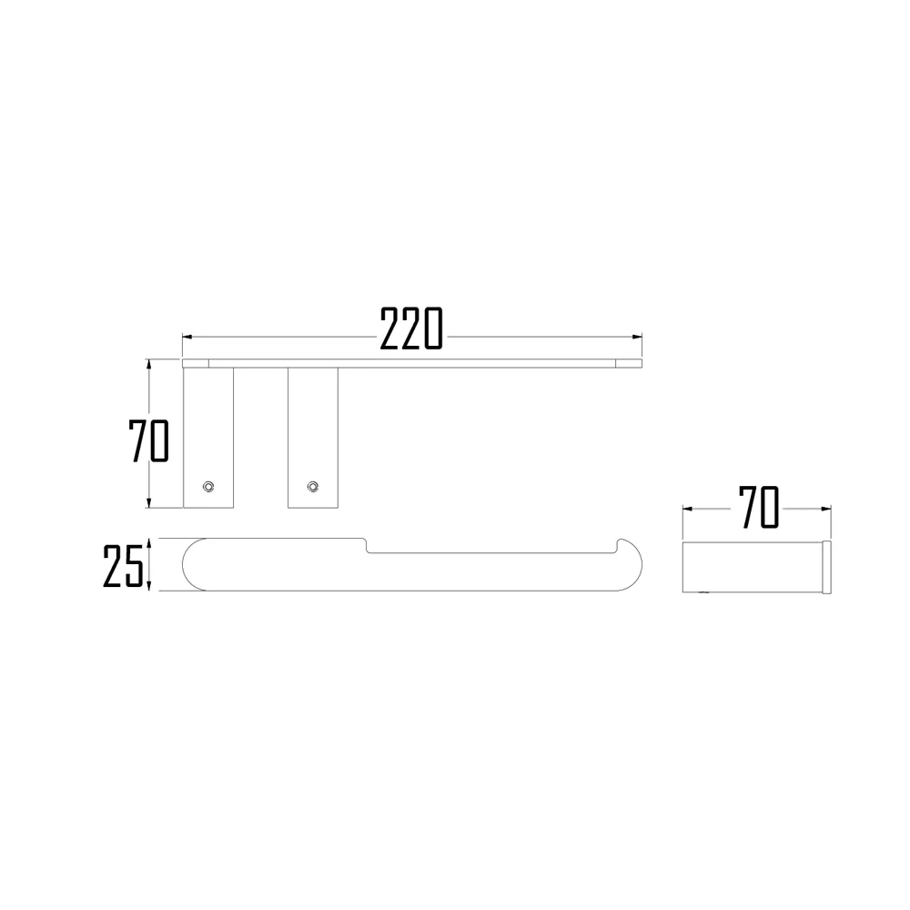 UPPSALA TOILET ROLL HOLDER-UPP-870