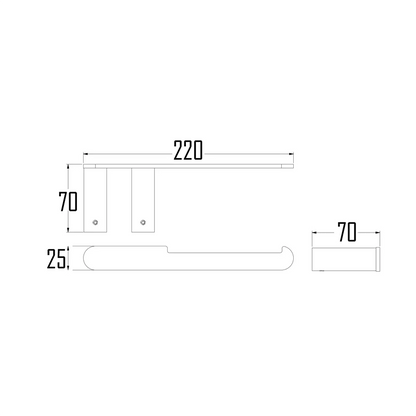 UPPSALA TOILET ROLL HOLDER-UPP-870