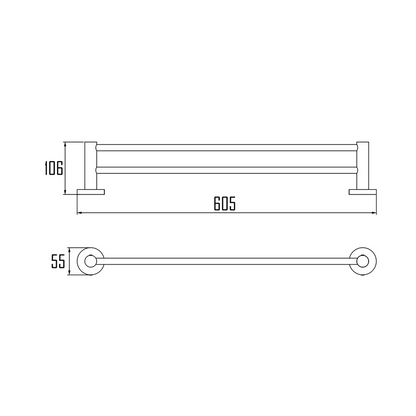 GAMLA TOWEL BAR-GAM-702