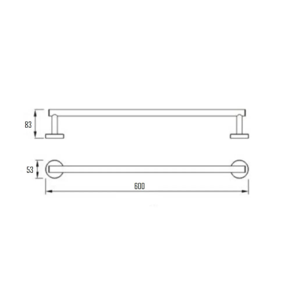VISBY TOWEL BAR-VIS-607