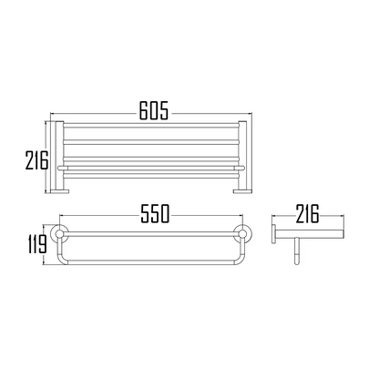GAMLA TOWEL RACK-GAM-701