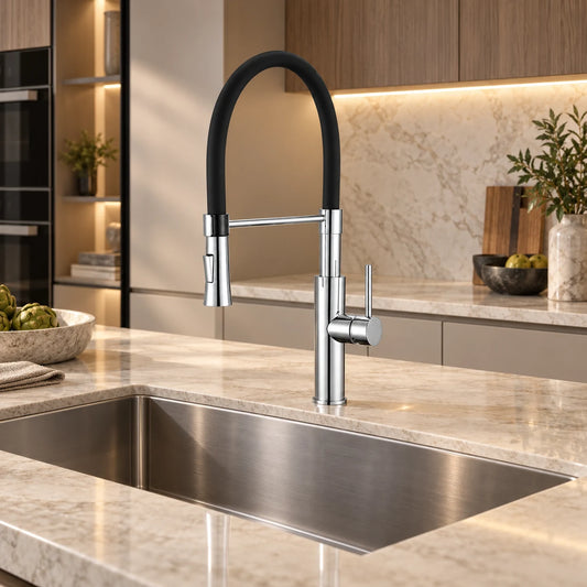 VASA 4 KITCHEN MIXER­ W/ SWIVEL SPOUT-VAS-375