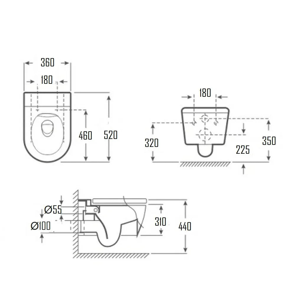 KARRA WALL HUNG WC-KAR-8006