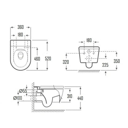 KARRA WALL HUNG WC-KAR-8006