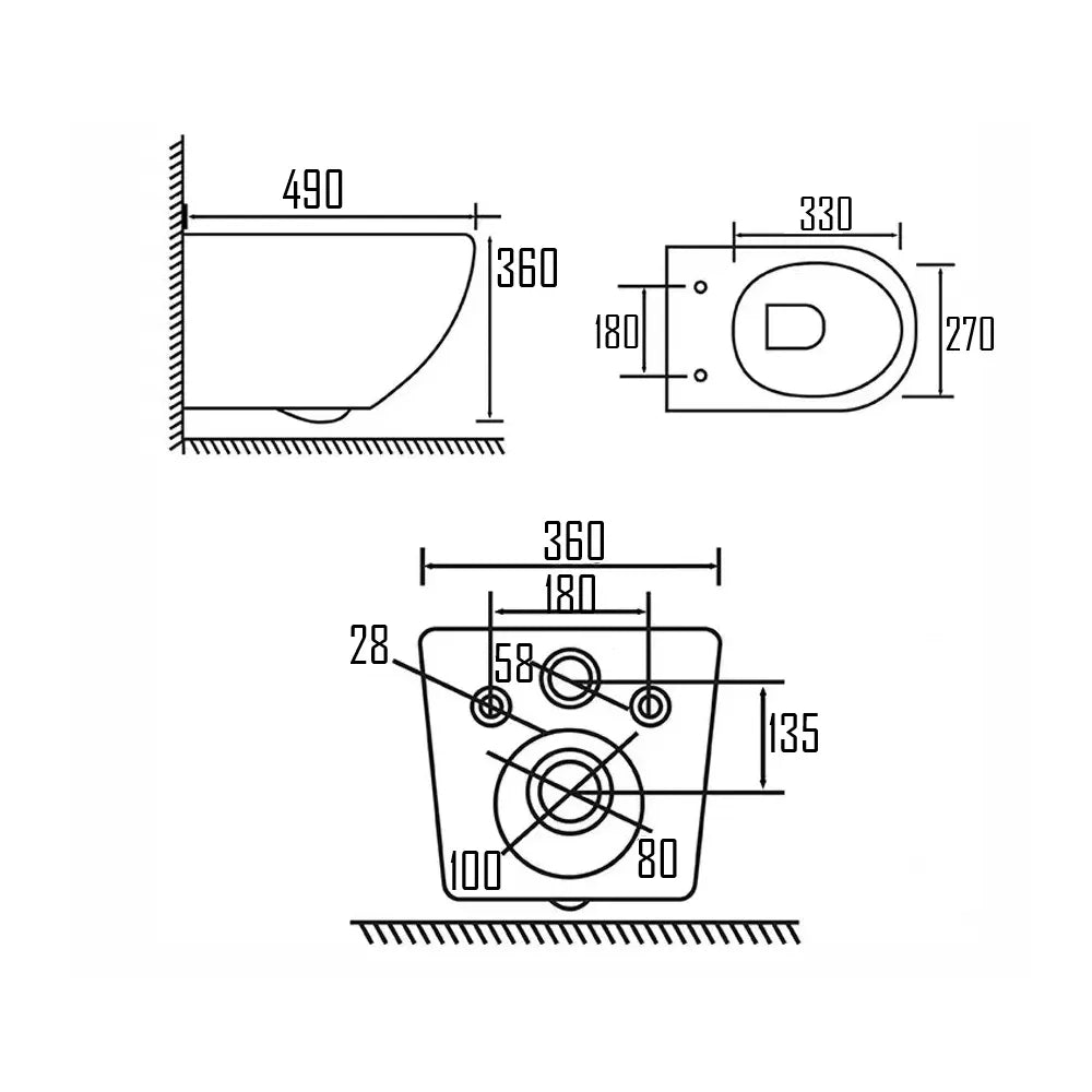 PARON WALL HUNG WC-PAR-201