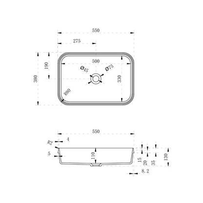 GRANNA WASH BASIN-GRA-110