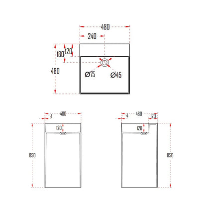 MIDDAG WASH BASIN-MID-207